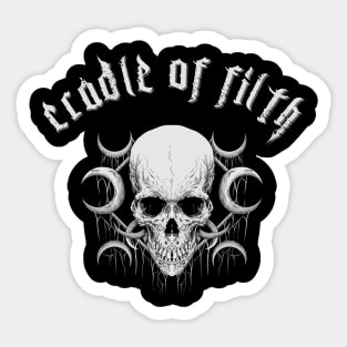 cradle of filth darkness Sticker